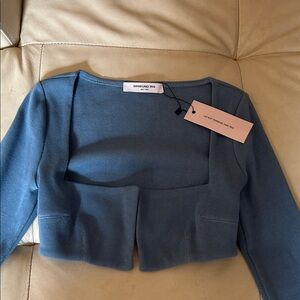 Orseund Iris Blue Crop Top